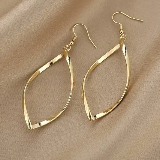 Boucles d'oreilles Torsadées